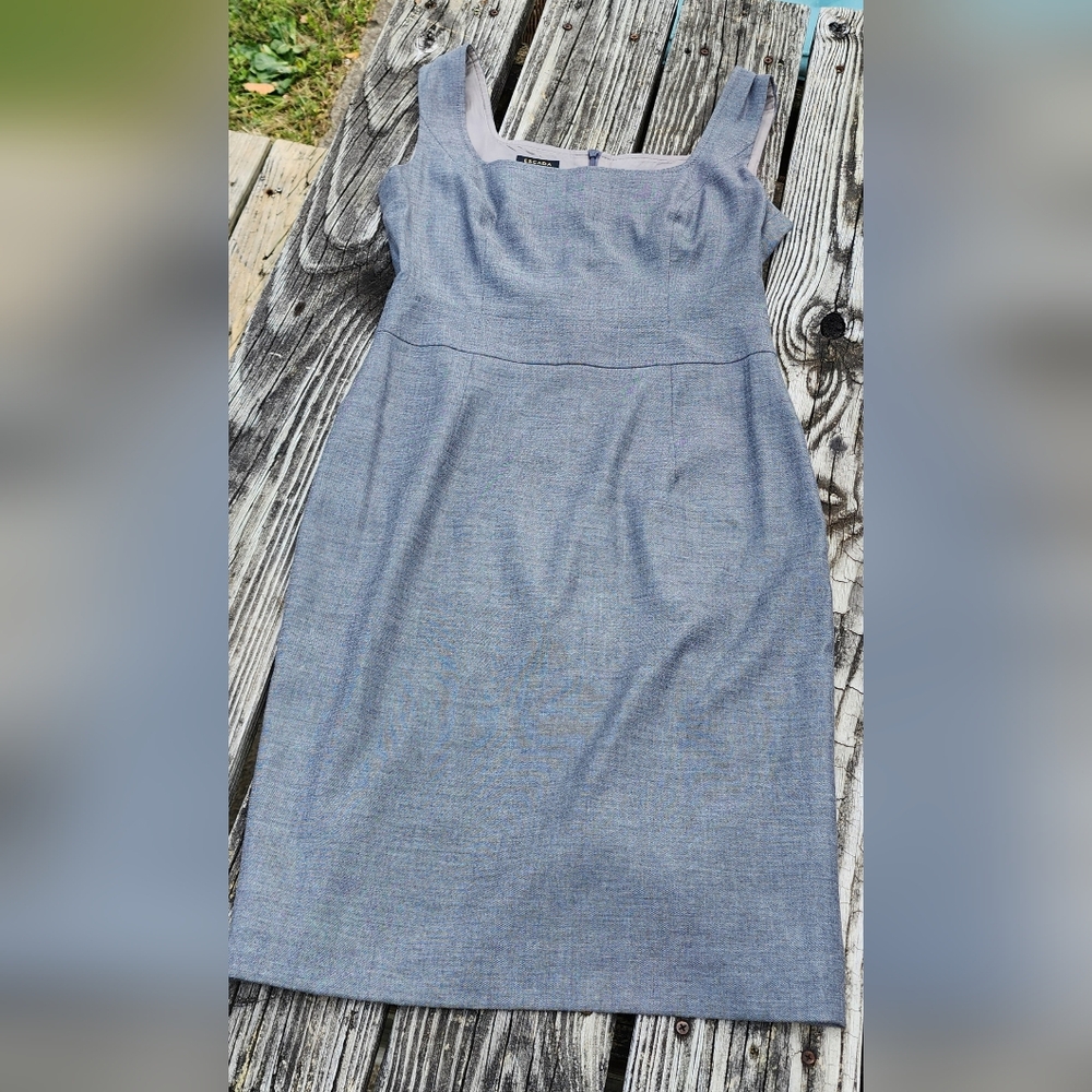 Escada Aline Sleevless Dress Sz 36